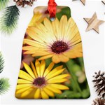 Yellow Flowers Ornament (Bell) Front