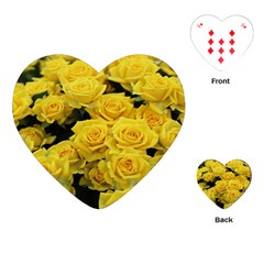 Yellow Roses Playing Cards Single Design (heart) by Sparkle