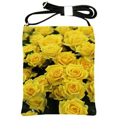 Yellow Roses Shoulder Sling Bag by Sparkle