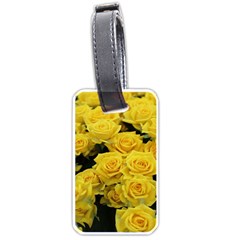 Yellow Roses Luggage Tag (one Side) by Sparkle