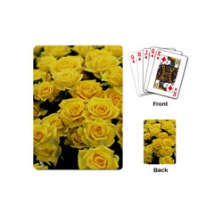 Yellow Roses Playing Cards Single Design (mini) by Sparkle