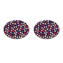 Colorful Love Cufflinks (oval) by Sparkle