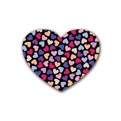 Colorful Love Heart Coaster (4 Pack)  by Sparkle