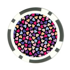 Colorful Love Poker Chip Card Guard