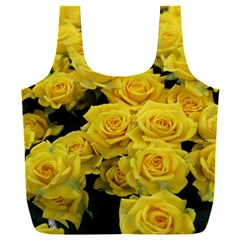 Yellow Roses Full Print Recycle Bag (xxl) by Sparkle