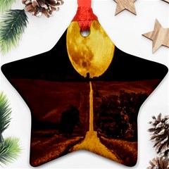 Moon Road Ornament (star) by Sparkle