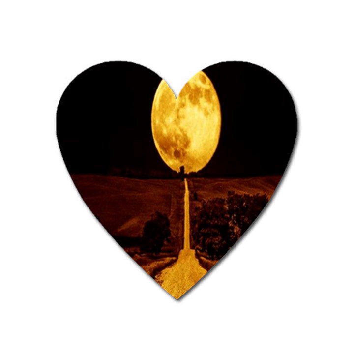 Moon Road Heart Magnet