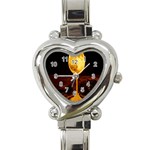 Moon Road Heart Italian Charm Watch Front