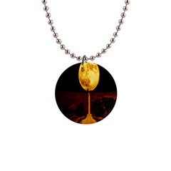 Moon Road 1  Button Necklace by Sparkle