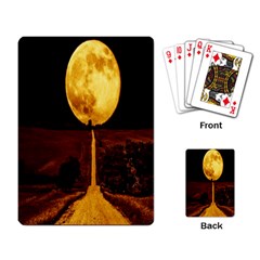 Moon Road Playing Cards Single Design (rectangle) by Sparkle