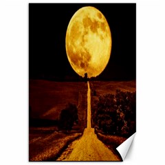 Moon Road Canvas 20  X 30 