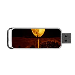 Moon Road Portable Usb Flash (one Side) by Sparkle