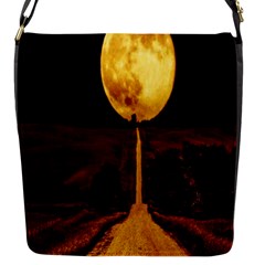 Moon Road Flap Closure Messenger Bag (s) by Sparkle