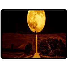 Moon Road Double Sided Fleece Blanket (large)  by Sparkle