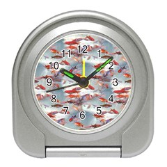 Golden Fishes Travel Alarm Clock