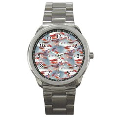 Golden Fishes Sport Metal Watch