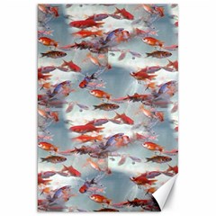 Golden Fishes Canvas 20  x 30 