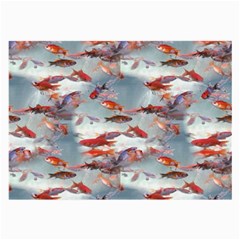 Golden Fishes Large Glasses Cloth (2 Sides)