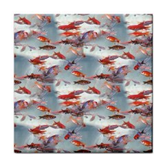 Golden Fishes Face Towel