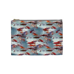 Golden Fishes Cosmetic Bag (Medium)