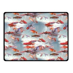 Golden Fishes Fleece Blanket (Small)