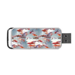 Golden Fishes Portable USB Flash (One Side)