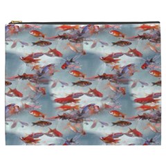 Golden Fishes Cosmetic Bag (XXXL)