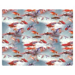 Golden Fishes Double Sided Flano Blanket (Medium) 