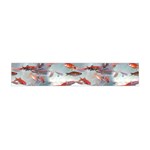 Golden Fishes Flano Scarf (Mini) Front