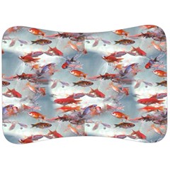 Golden Fishes Velour Seat Head Rest Cushion