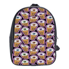 Eyes Cups School Bag (xl) by Sparkle