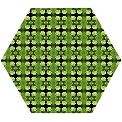 Digital Pattern Wooden Puzzle Hexagon