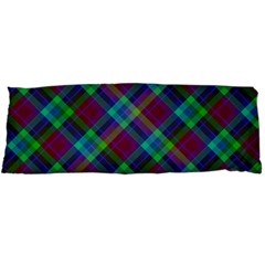 Purple, Green Tartan, Retro Buffalo Plaid Pattern, Classic Tiled Theme Body Pillow Case Dakimakura (two Sides) by Casemiro