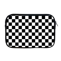 Black And White Chessboard Pattern, Classic, Tiled, Chess Like Theme Apple Macbook Pro 17  Zipper Case by Casemiro