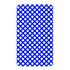 Dark Blue And White Polka Dots Pattern, Retro Pin-up Style Theme, Classic Dotted Theme Memory Card Reader (rectangular) by Casemiro