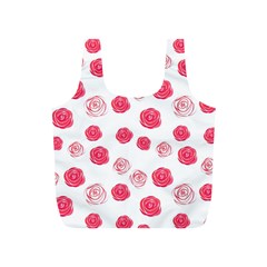 Watercolor Hand Drawn Roses Pattern Full Print Recycle Bag (s) by TastefulDesigns