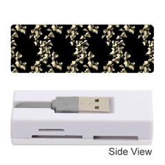 Dark Botanical Motif Pattern Memory Card Reader (stick)