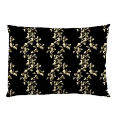 Dark Botanical Motif Pattern Pillow Case (two Sides) by dflcprintsclothing