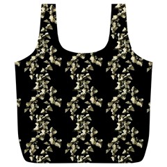 Dark Botanical Motif Pattern Full Print Recycle Bag (xl) by dflcprintsclothing