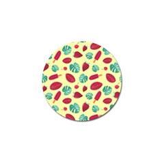 Watermelons, Fruits And Ice Cream, Pastel Colors, At Yellow Golf Ball Marker by Casemiro