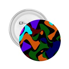 Trippy Paint Splash, Asymmetric Dotted Camo In Saturated Colors 2 25  Buttons by Casemiro