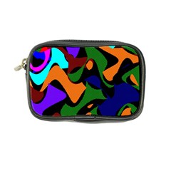 Trippy Paint Splash, Asymmetric Dotted Camo In Saturated Colors Coin Purse by Casemiro