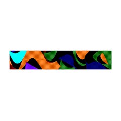 Trippy Paint Splash, Asymmetric Dotted Camo In Saturated Colors Flano Scarf (mini) by Casemiro