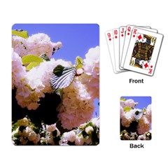 Pink Snowball Branch Playing Cards Single Design (rectangle)