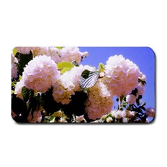 Pink Snowball Branch Medium Bar Mats by okhismakingart