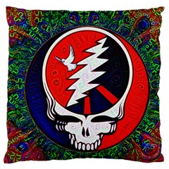 Grateful Dead - Large Cushion Case (one Side) by Sapixe