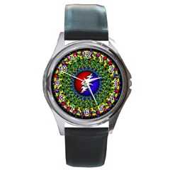 Grateful Dead Round Metal Watch by Sapixe