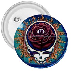 Grateful Dead Ahead Of Their Time 3  Buttons by Sapixe