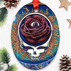 Grateful Dead Ahead Of Their Time Ornament (oval)