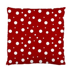 Mushroom Pattern, Red And White Dots, Circles Theme Standard Cushion Case (one Side) by Casemiro